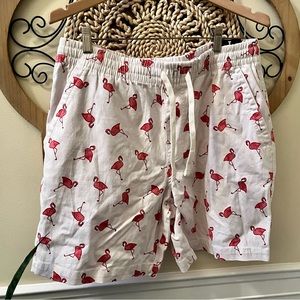 IRON CO. Size mens L flamingo printed shirts.  NWT